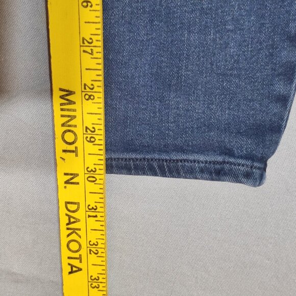 Calvin Klein Jeans women's sz W27/L32 (26x30)indigo blue colour high rise skinny - Picture 11 of 13